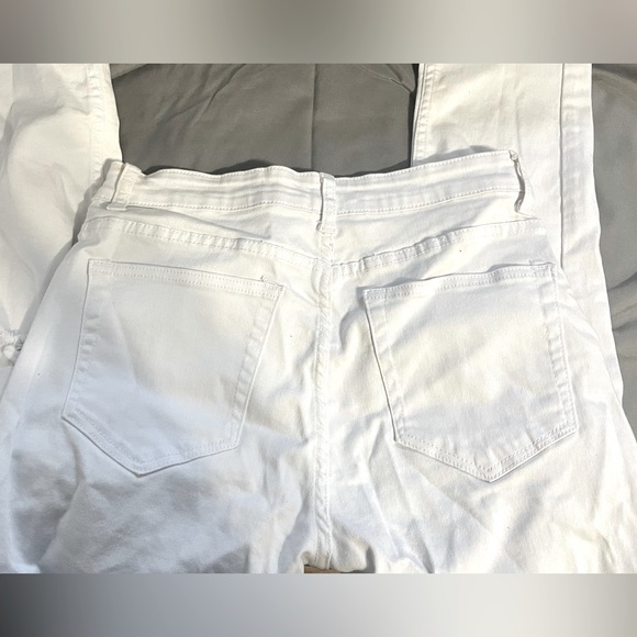 White Distressed Jeans - Picture 4 of 7